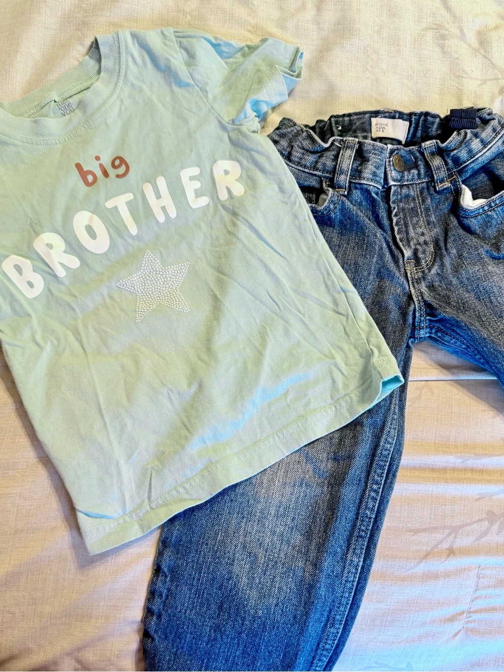 “Big Brother” Tee + Jeans - Sz 3T